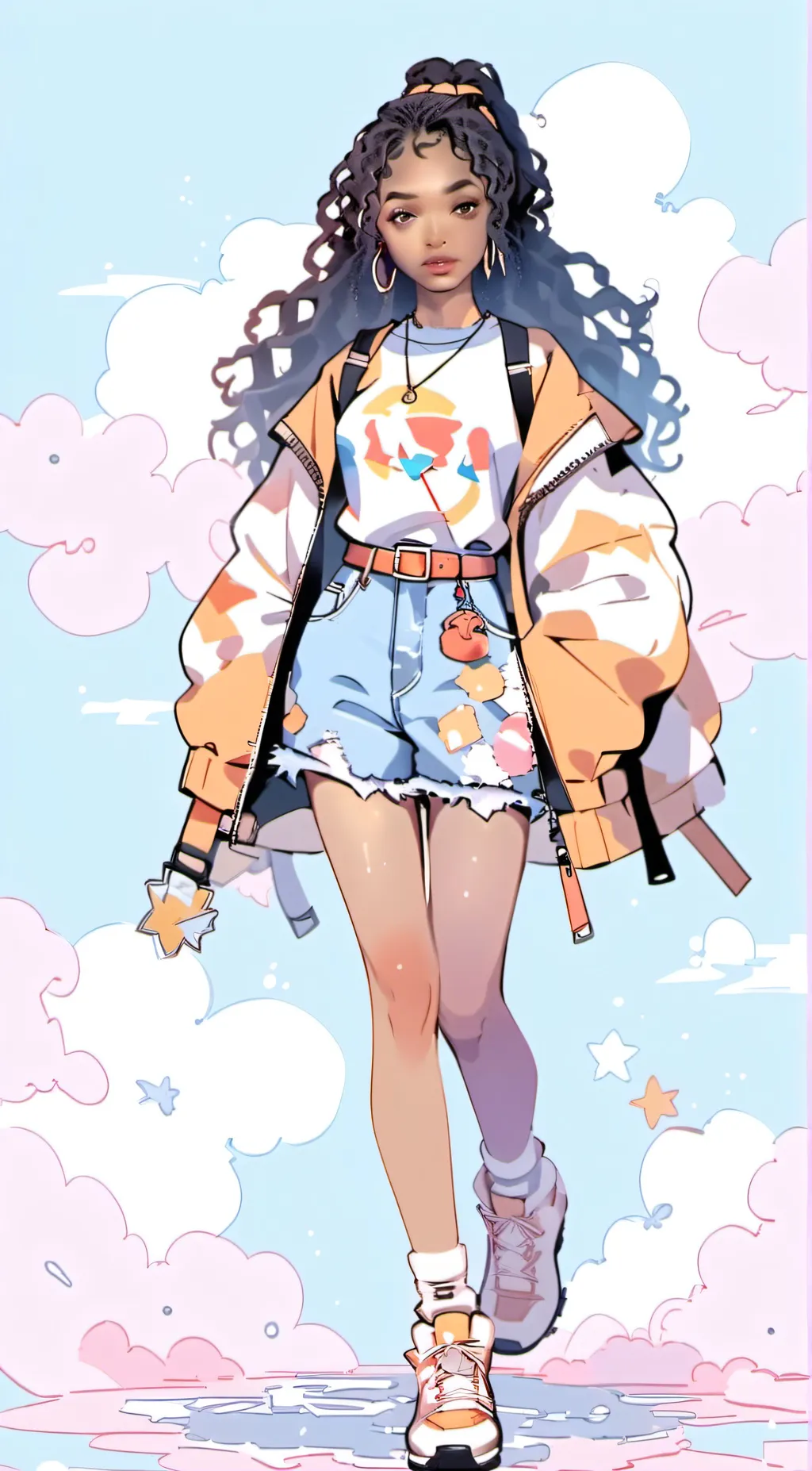 ai character: ariana background