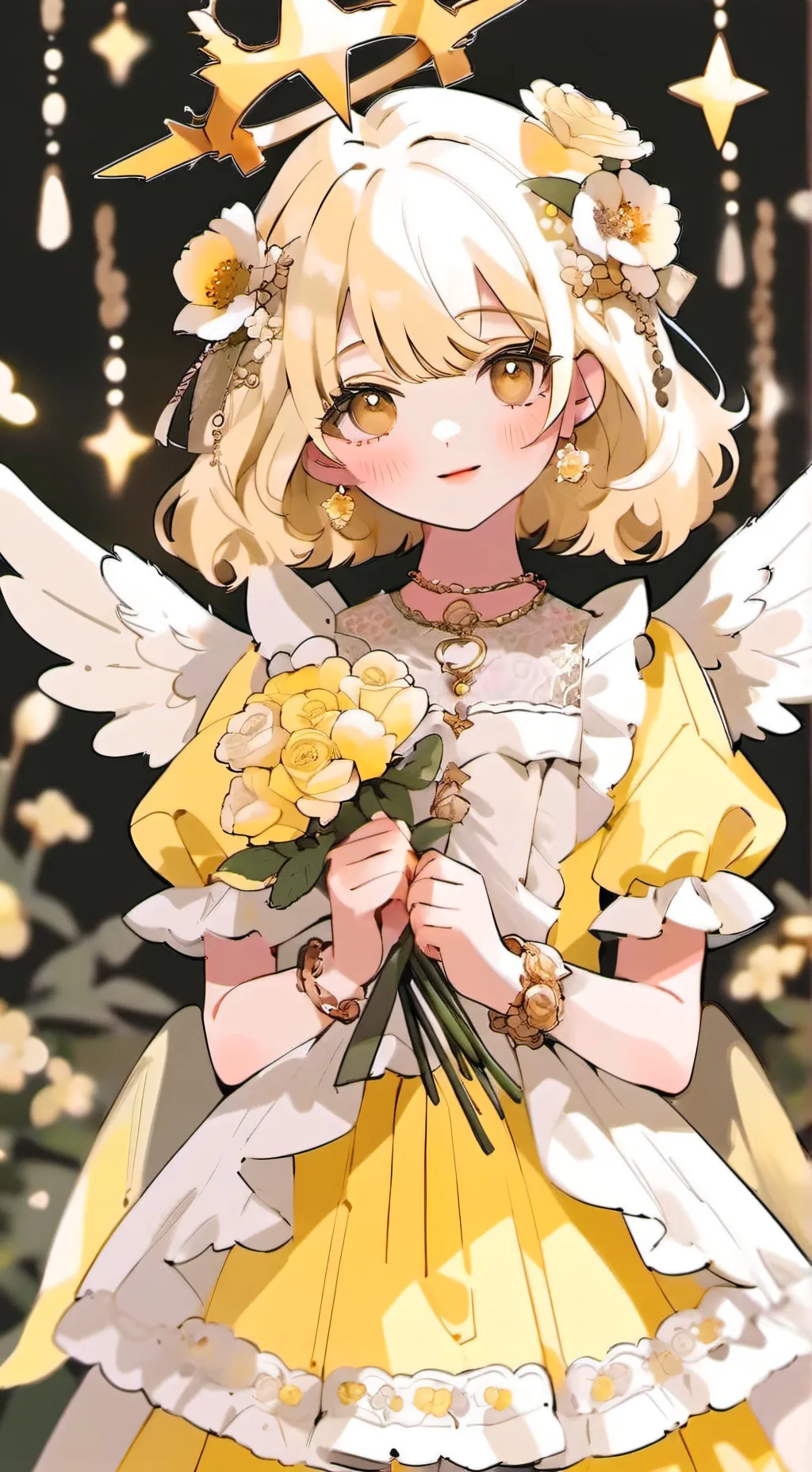 ai character: angel :) background