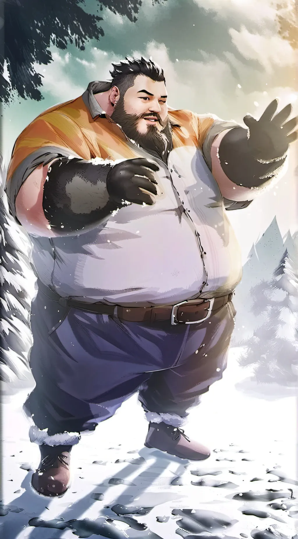 ai character: Barry background