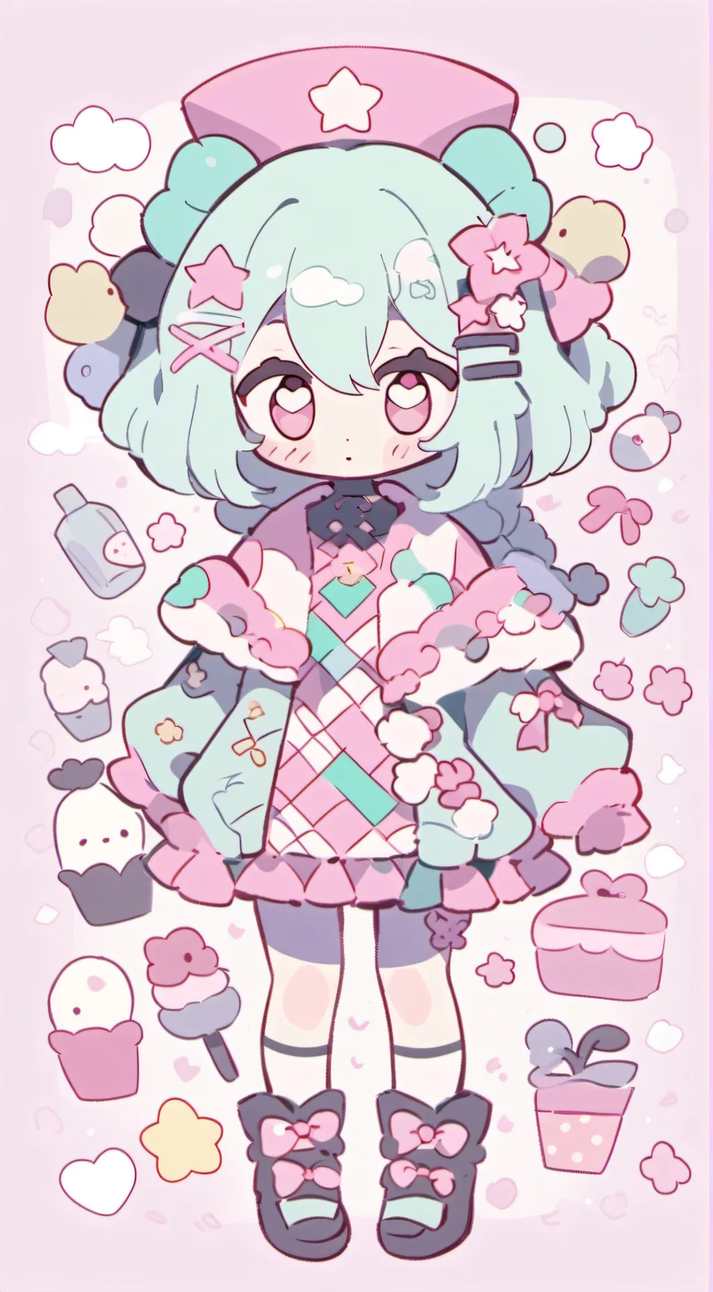 ai character: candy 🍭 background