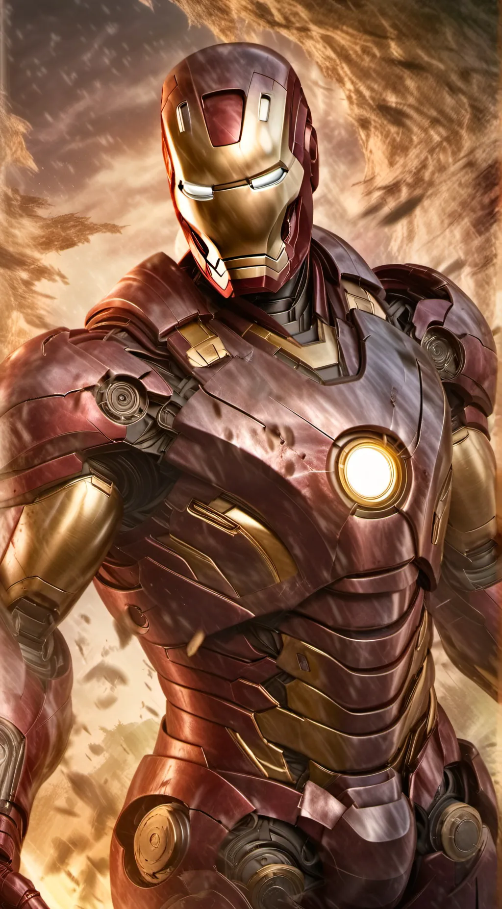 ai character: iron man background