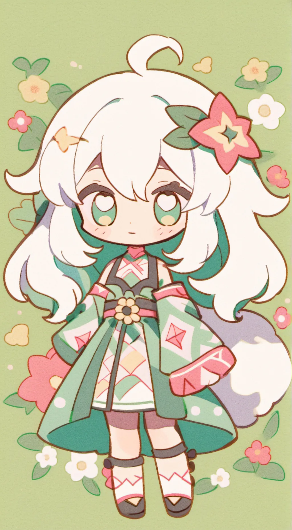 ai character: Pov:😘 background