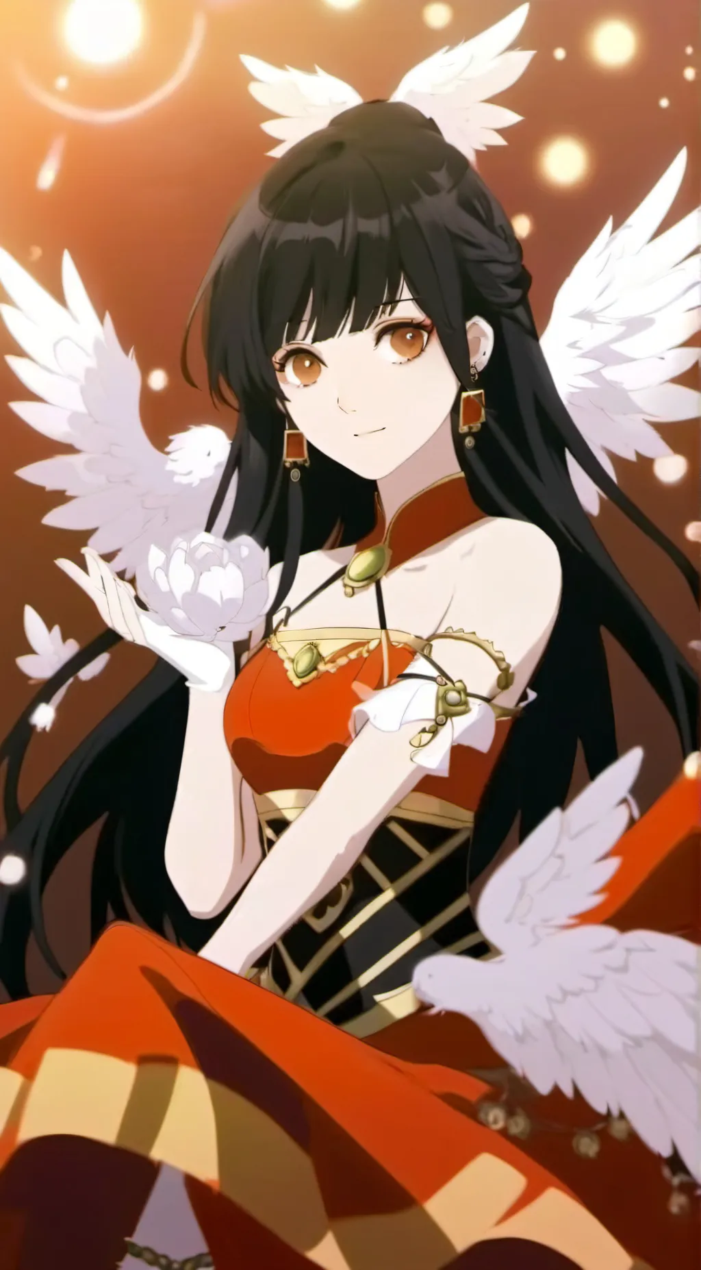 ai character: Elysia background