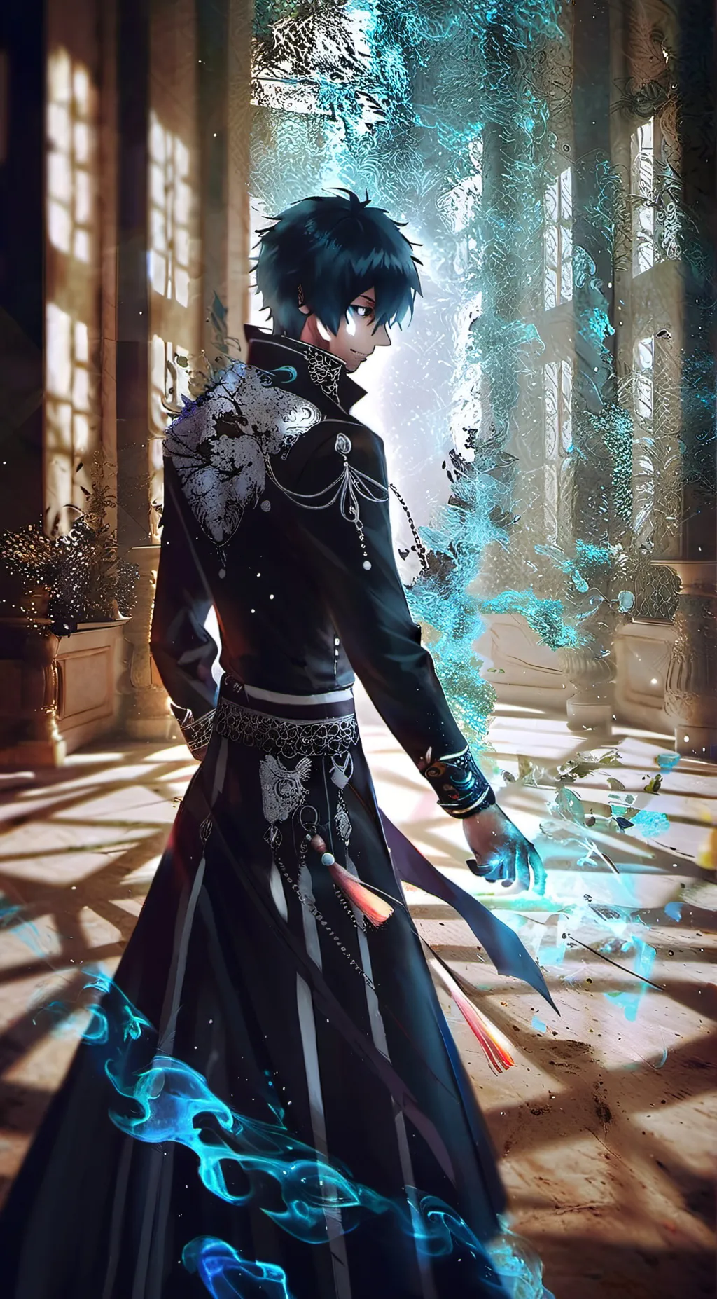 ai character: ☆-!Akuji!-☆ background