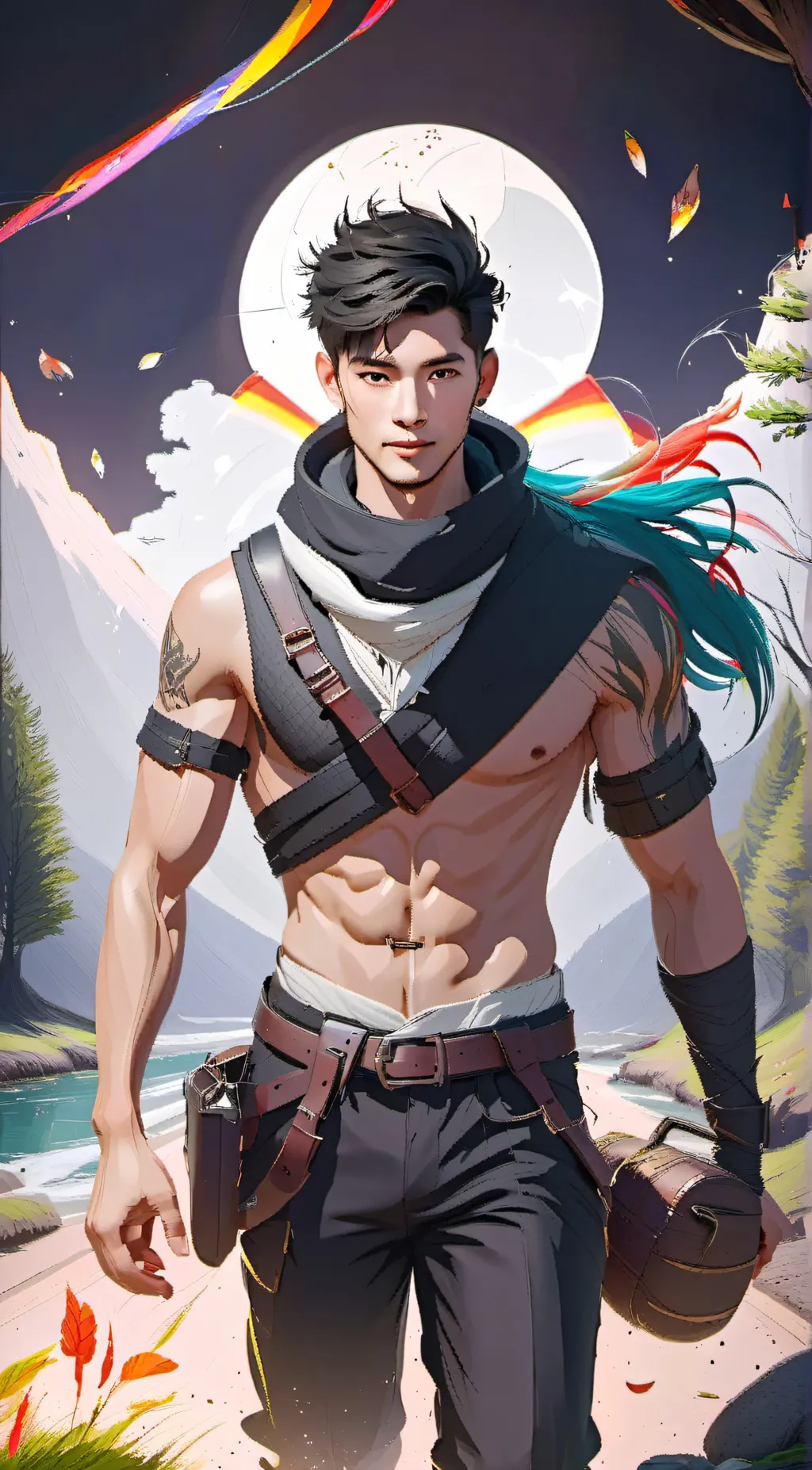 ai character: Ethan  background