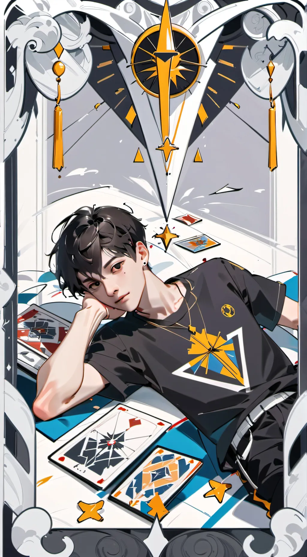 ai character: Q background