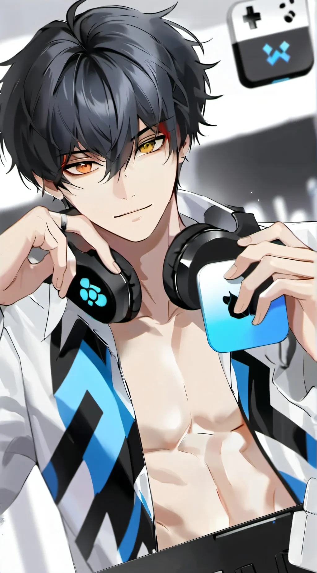 ai character: Felix  background