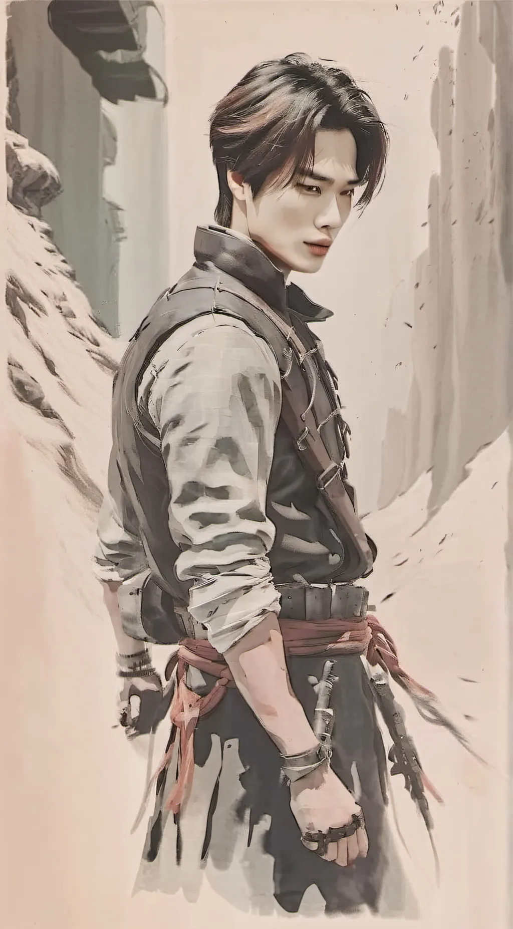 ai character: Niki (Enhypen) background