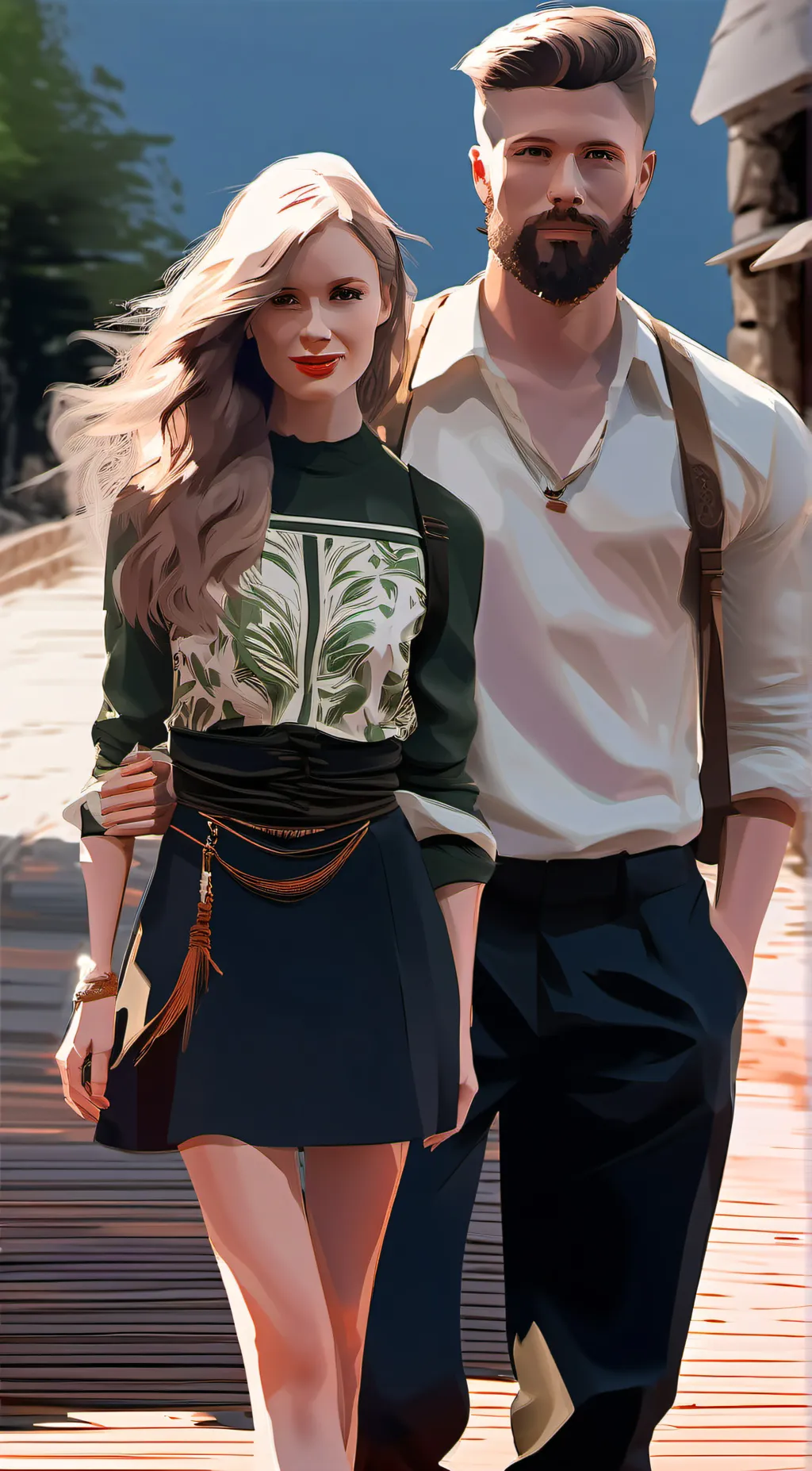 ai character: taylor and travis background