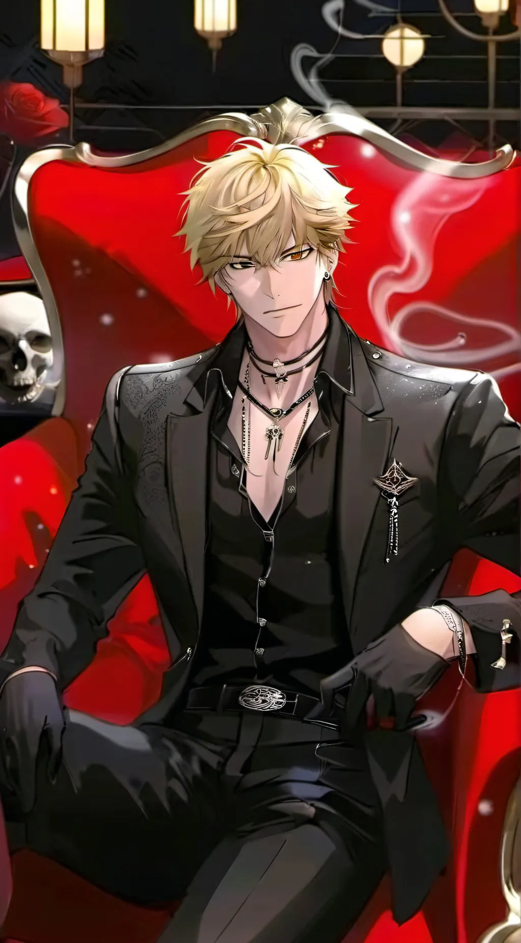 ai character:  Bakugou  background