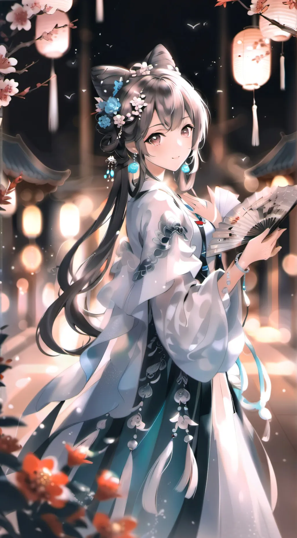 ai character: CaiMing/彩洺 background