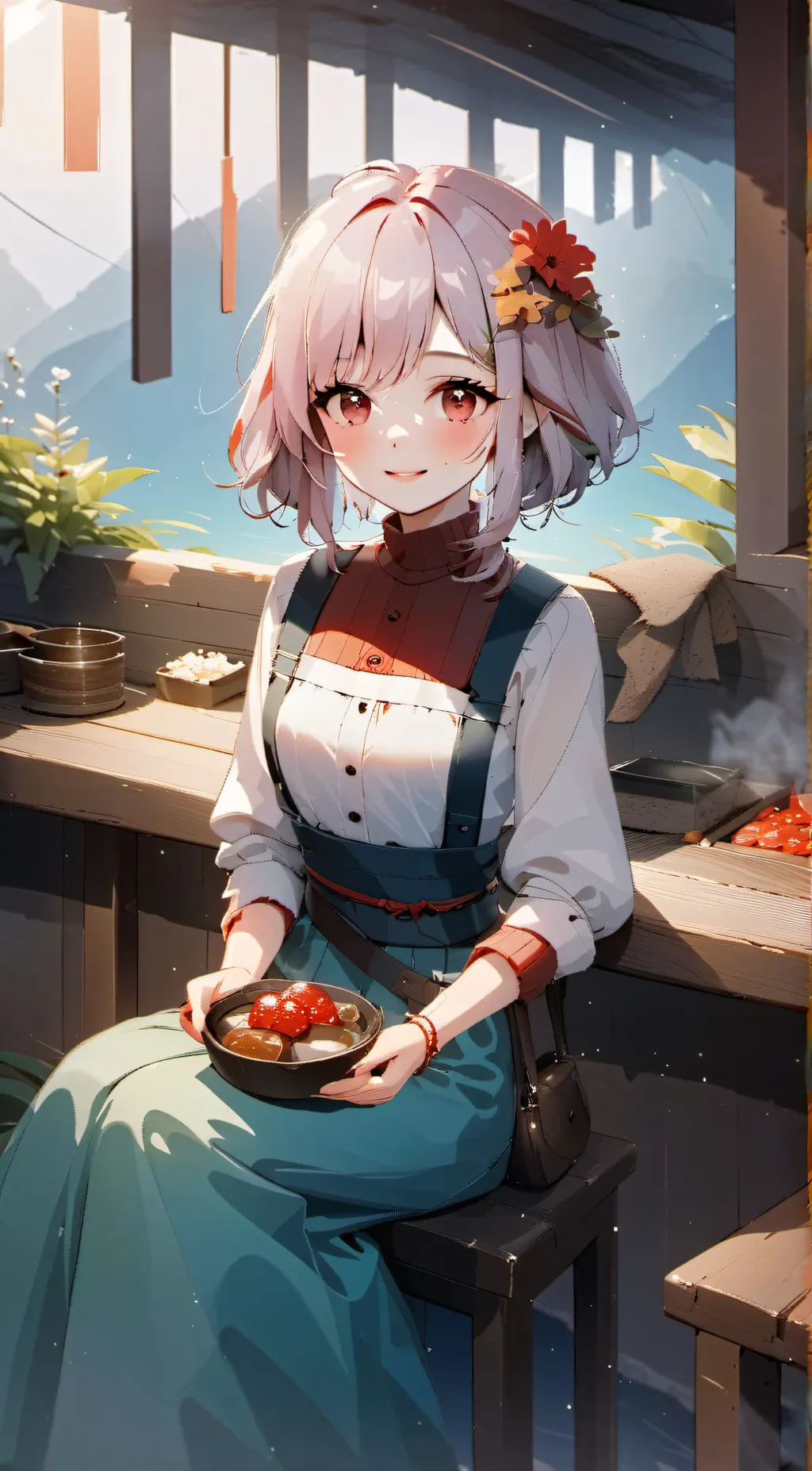 ai character:  thierna background