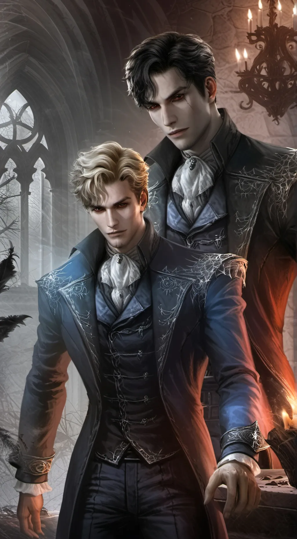 ai character: james and liam background