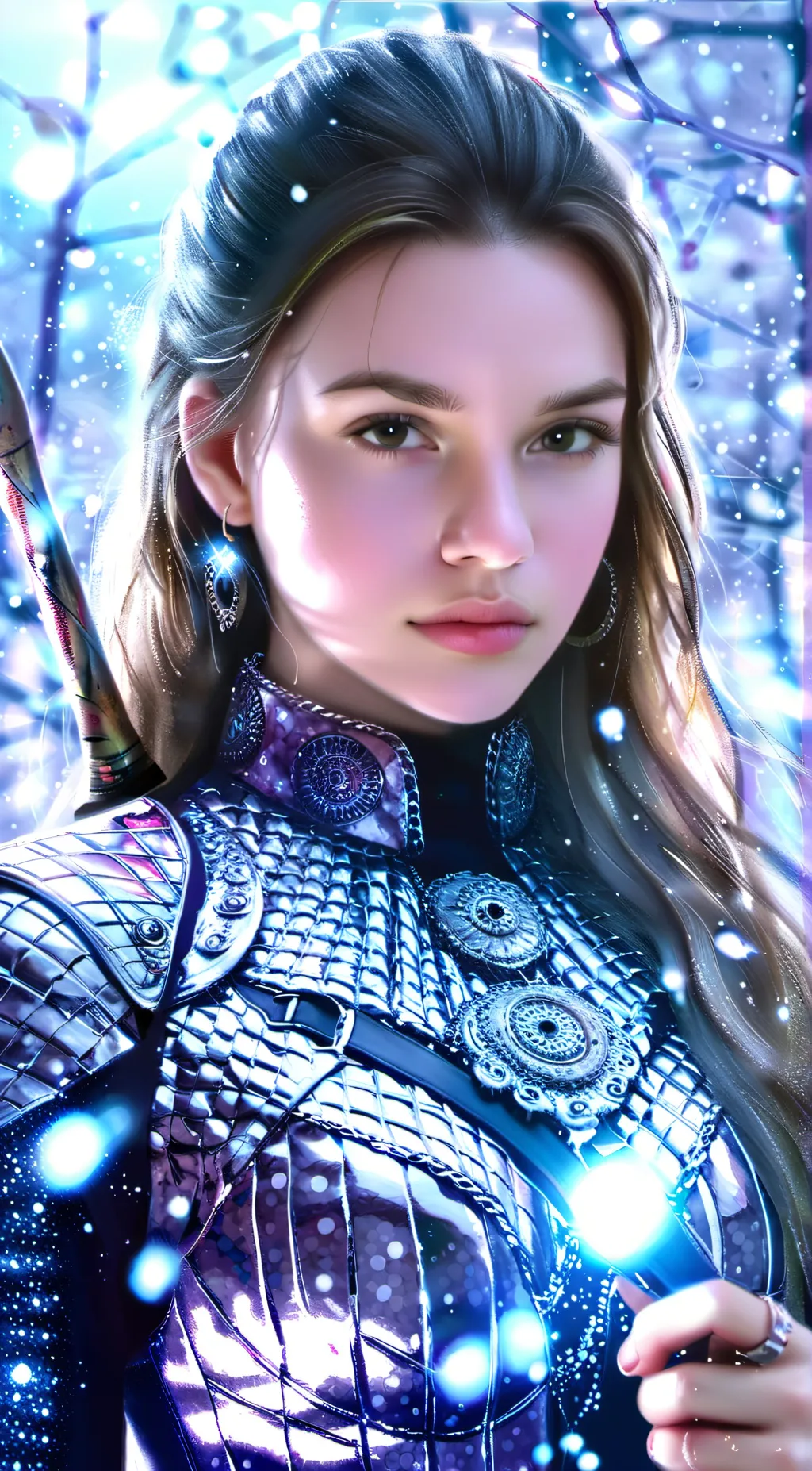 ai character: 📗🐍Xela Potter🍏🌿 background