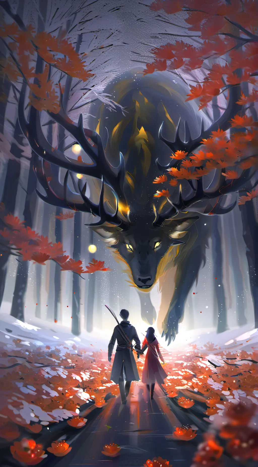 ai character: Midnight  background