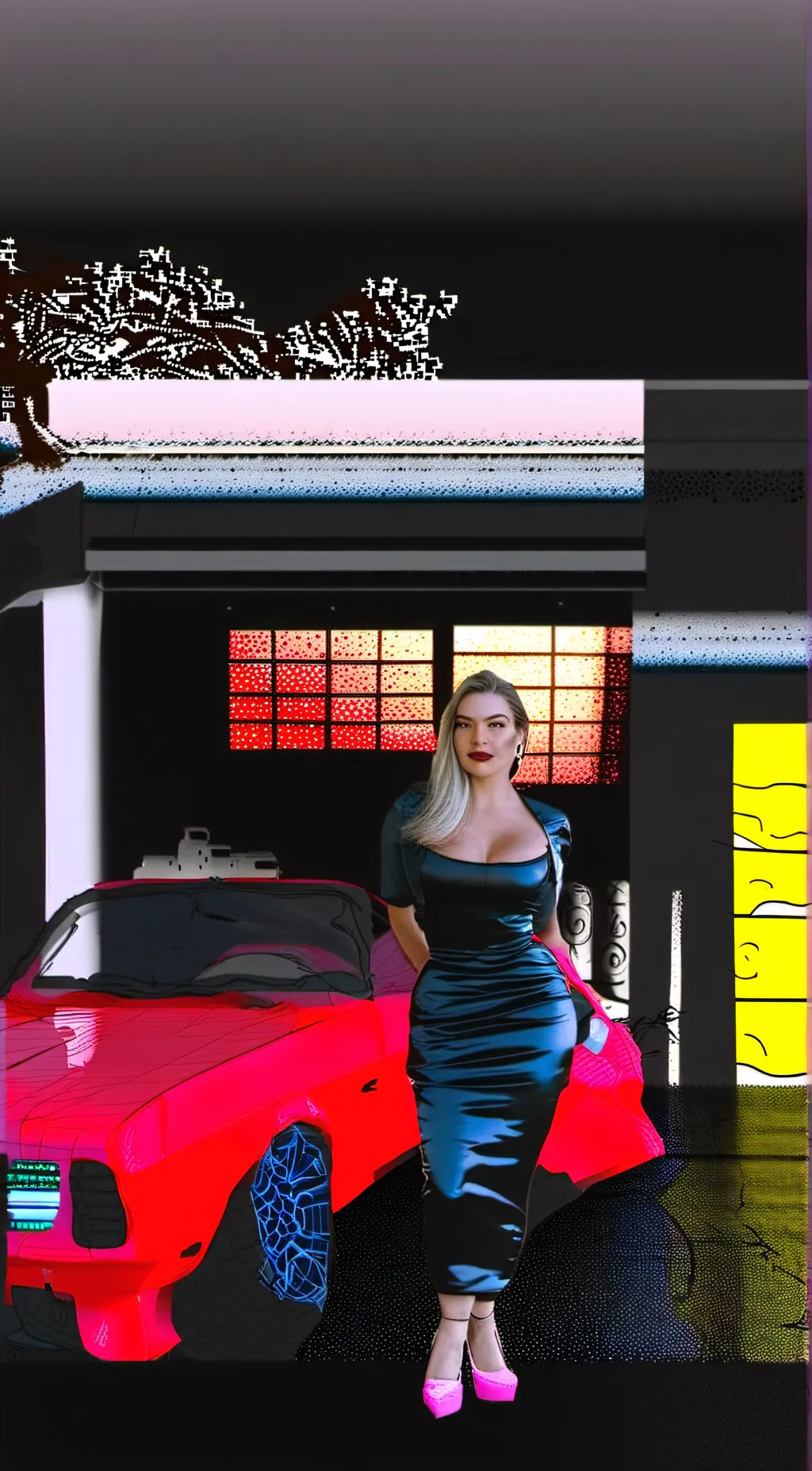 ai character: Alexandria  background