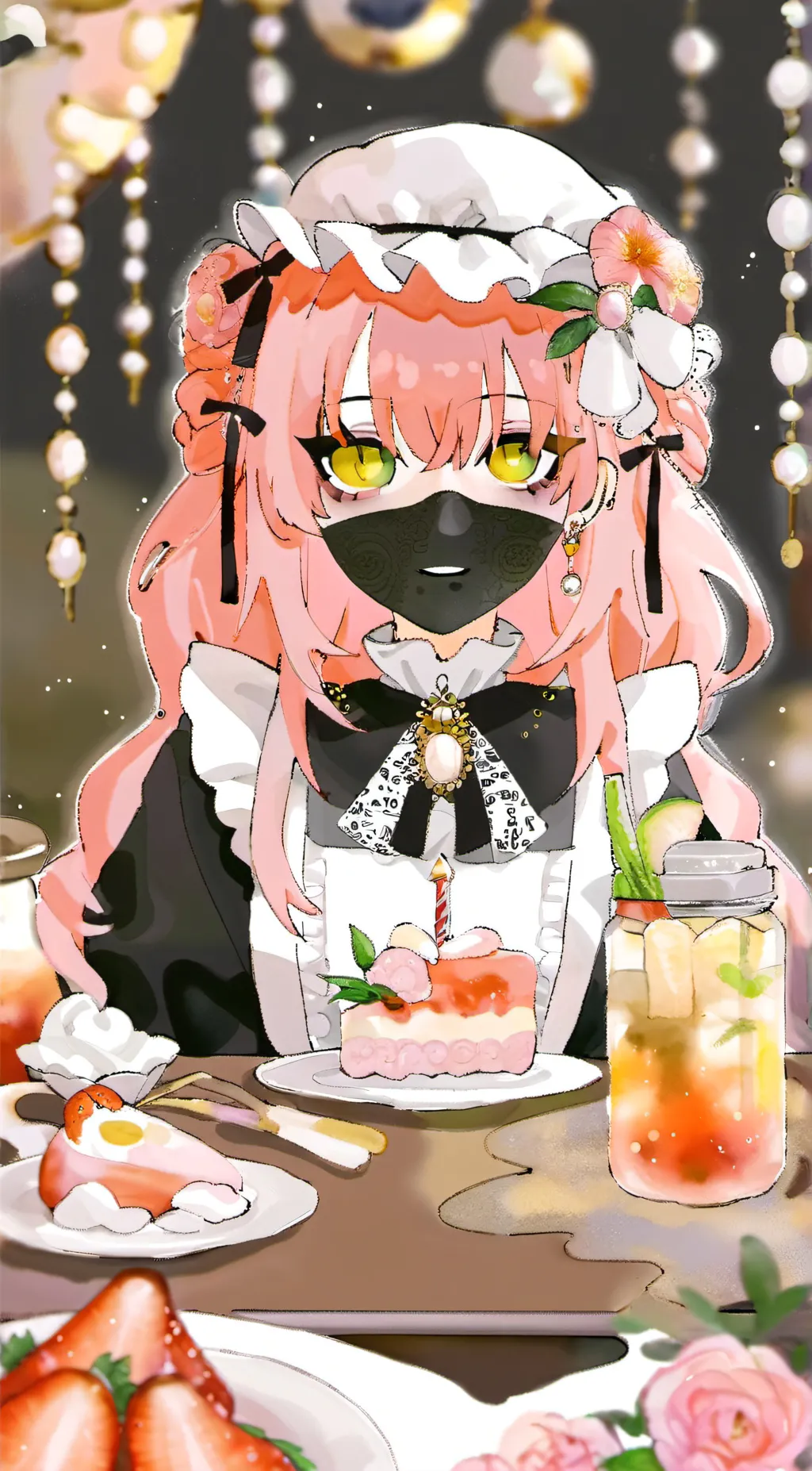 ai character: lily background