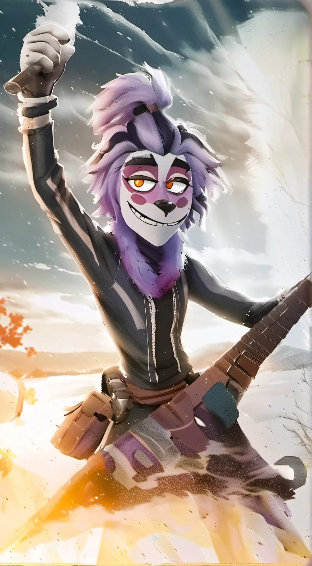 ai character: roxy  background