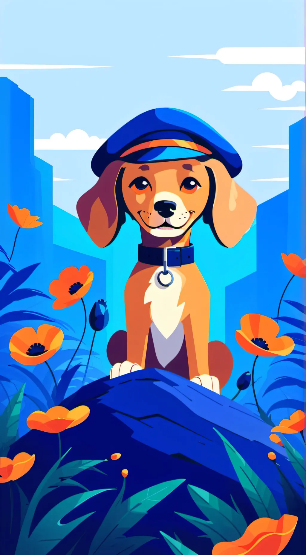 ai character: Dogday  background