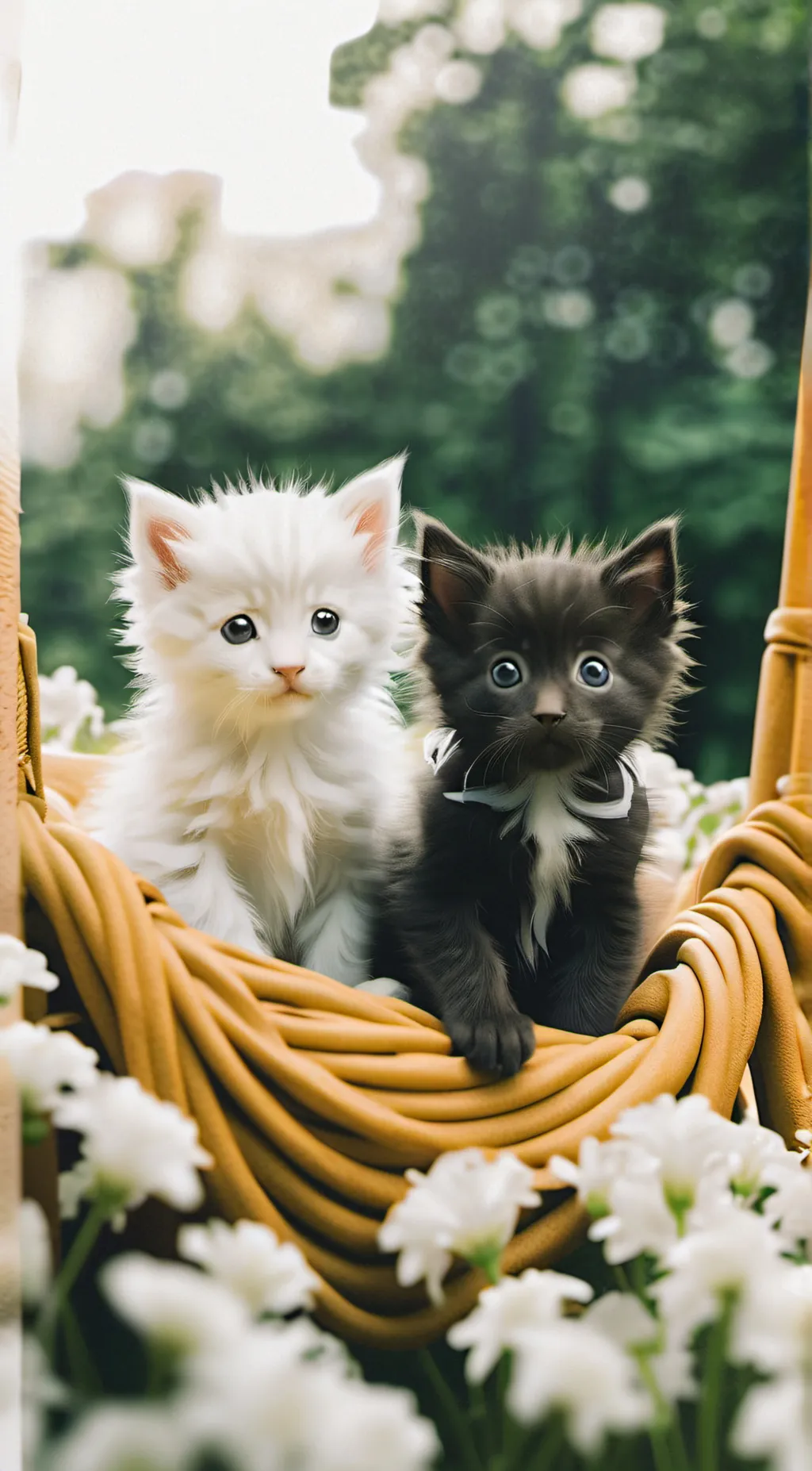 ai character: homeless kittens background