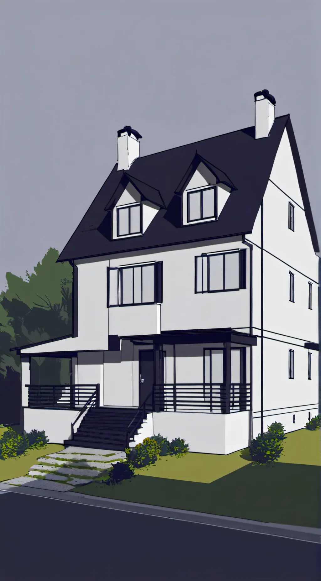 ai character: TADC in your house background