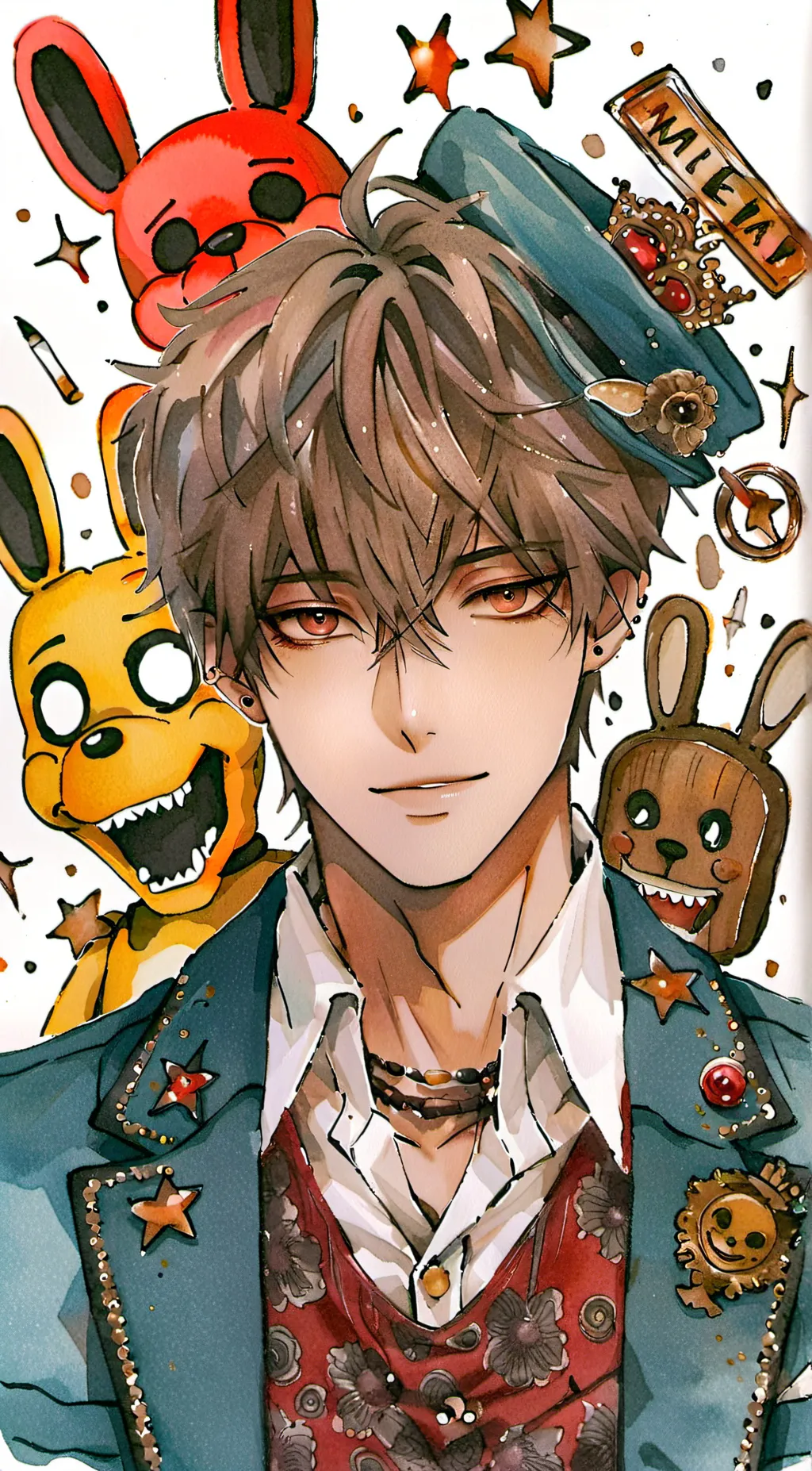 ai character: micheal afton background