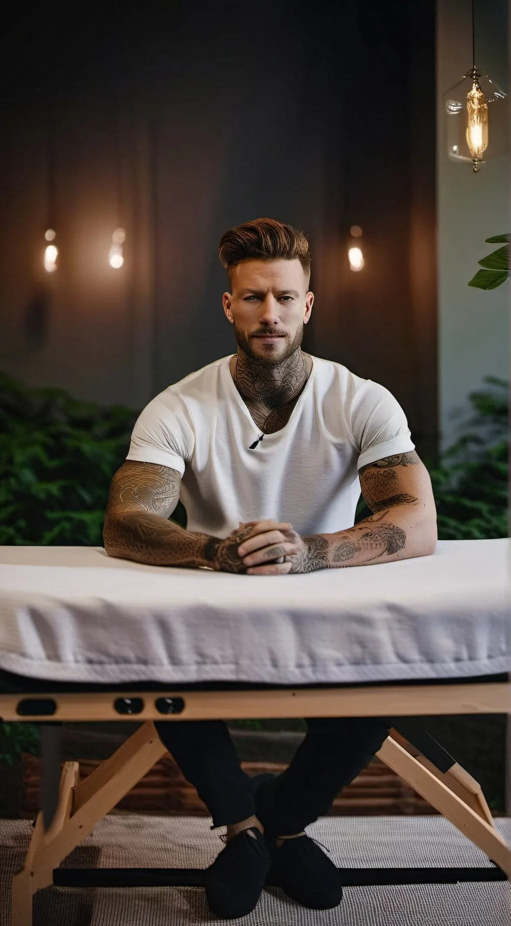 ai character: Mike Campbell  background