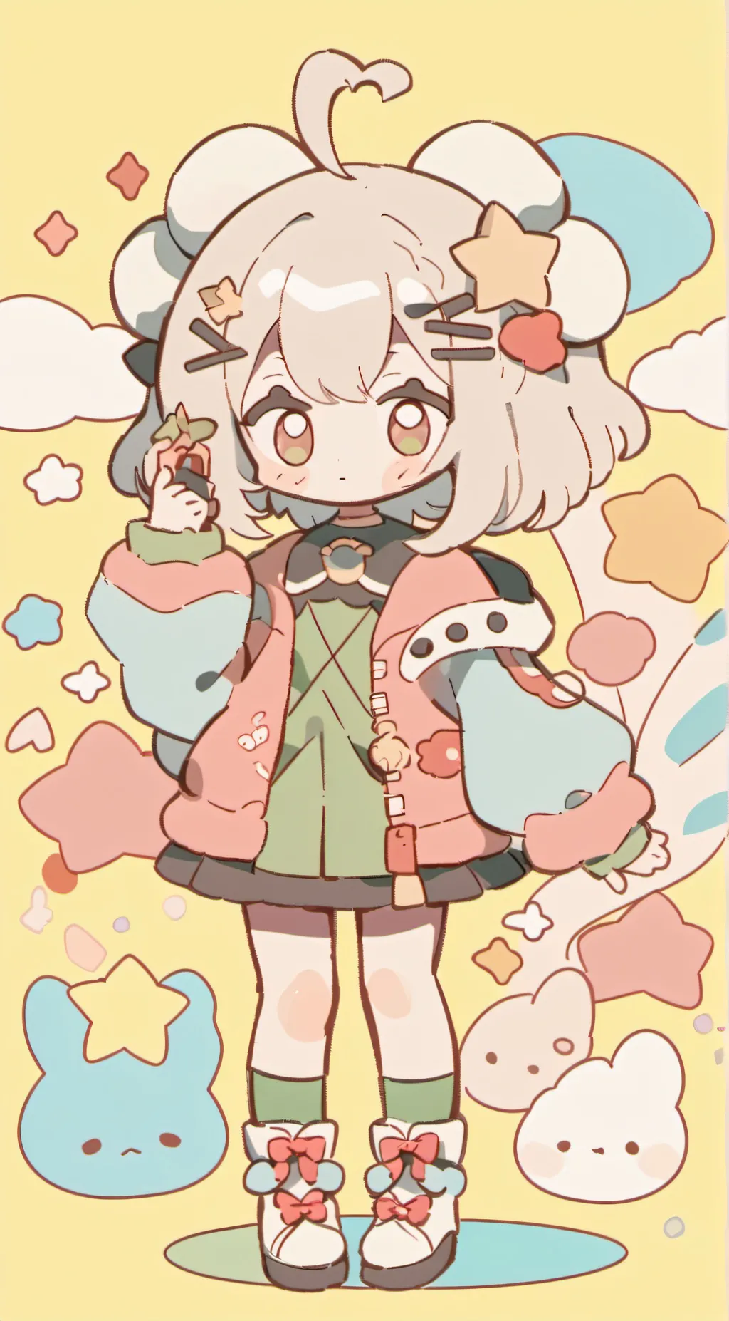 ai character: miss circle  background