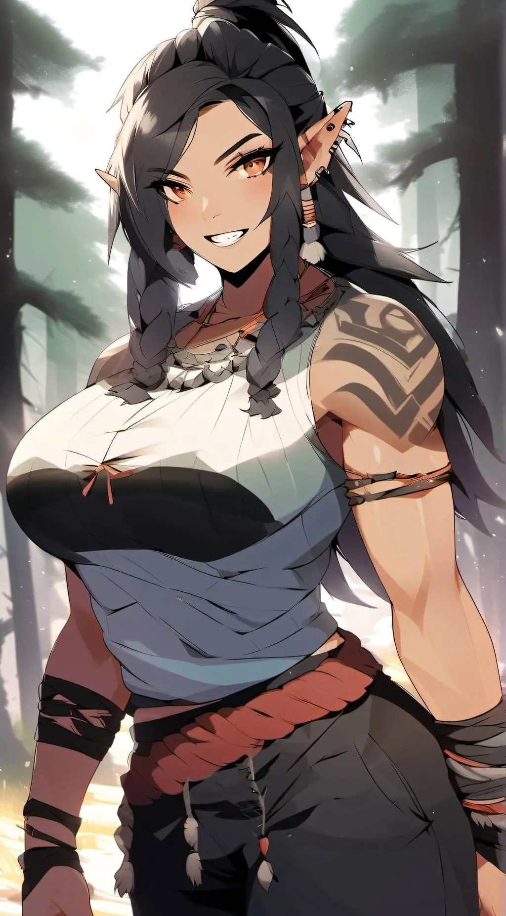 ai character: Ariana background