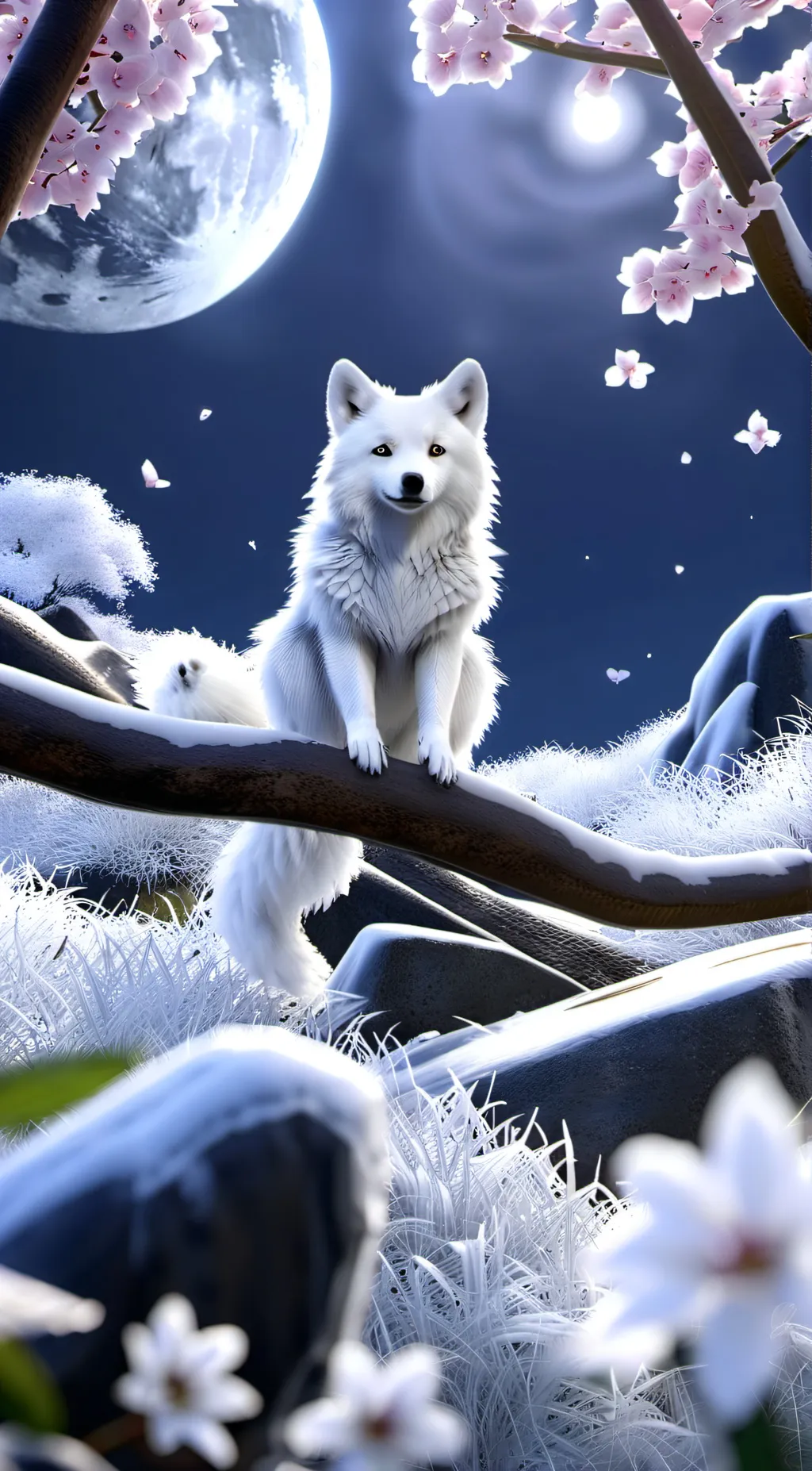 ai character: Fox background