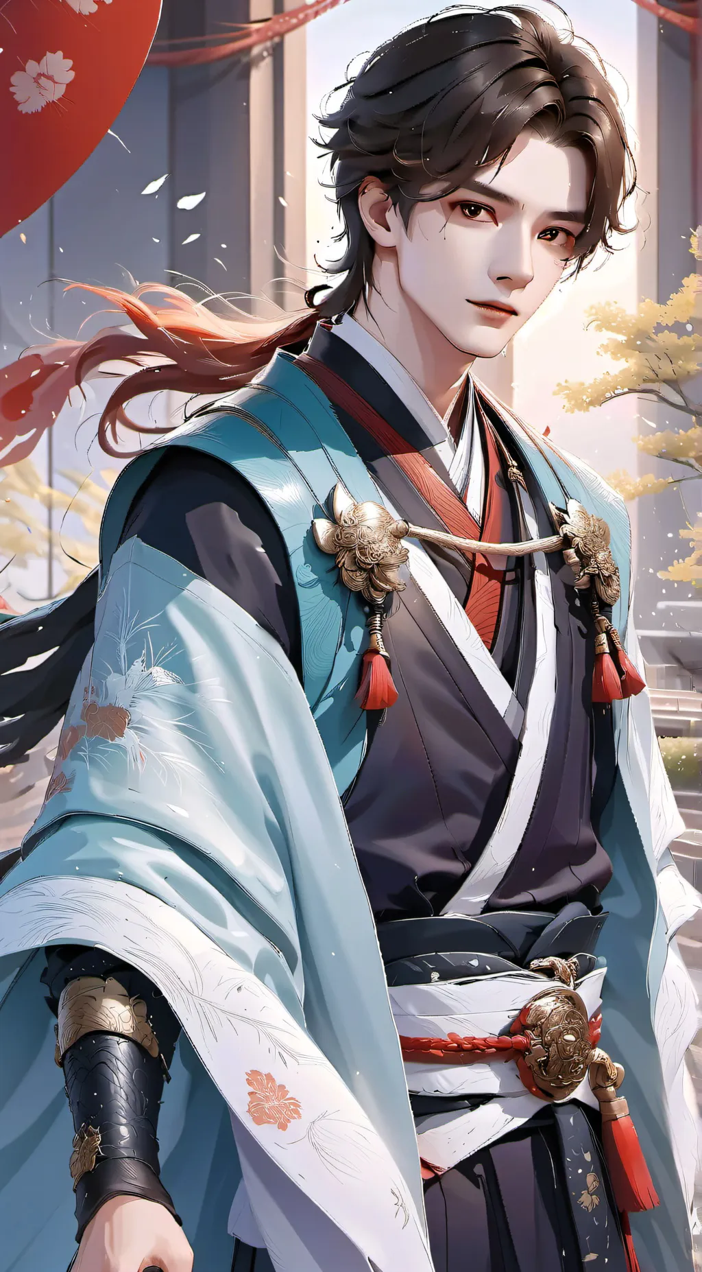 ai character: Haku background