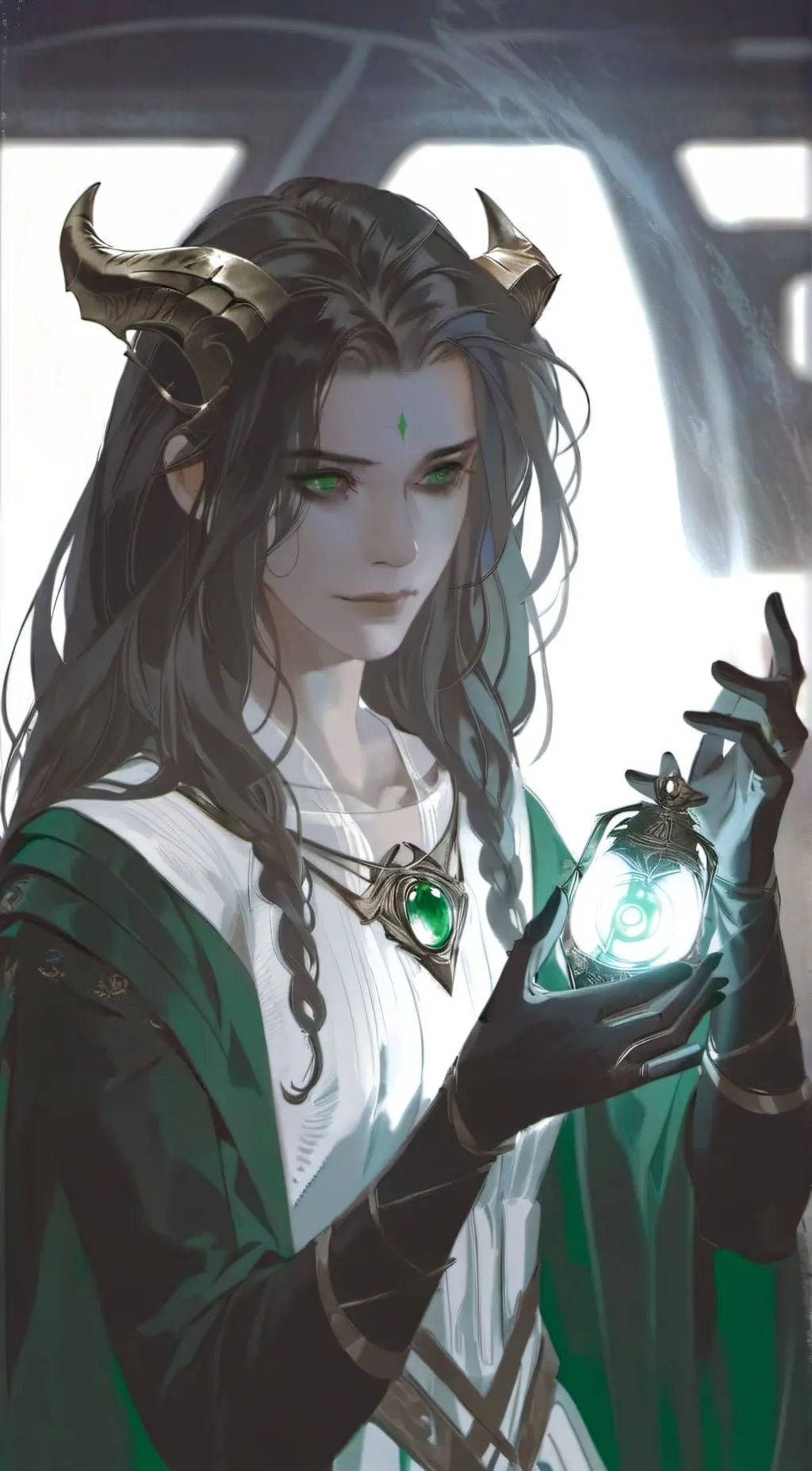 ai character: Xiao She Yu  background