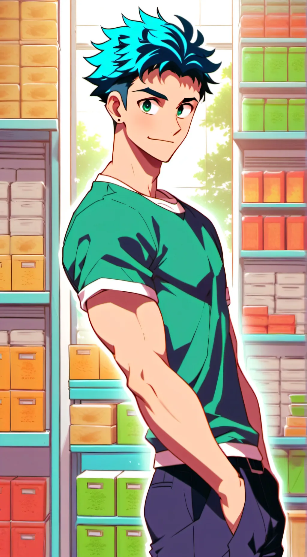 ai character: Rico Armed background