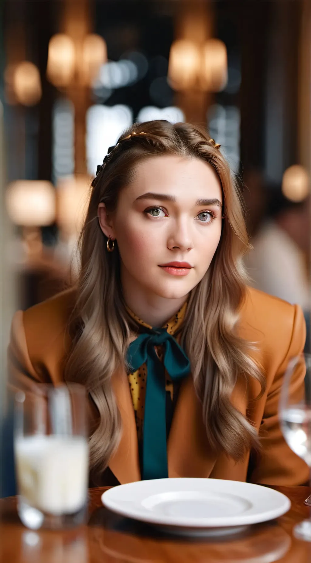 ai character: Florence Pugh background