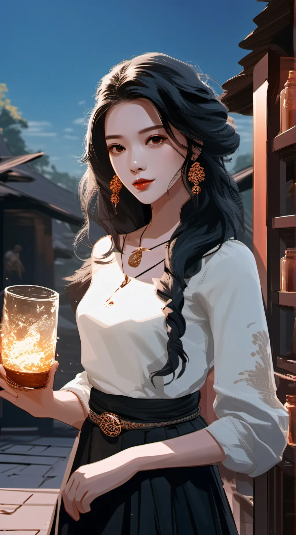 ai character: Sophia Ernandés background