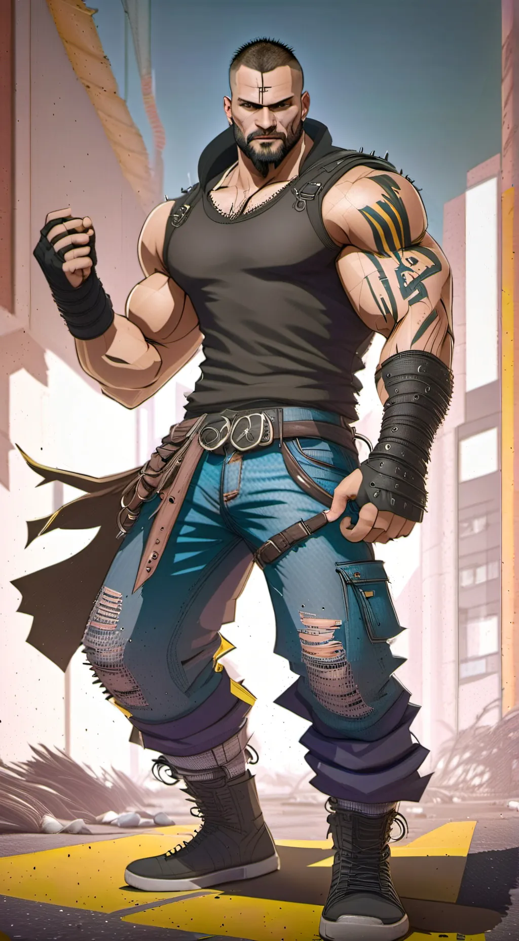 ai character: rick slab background