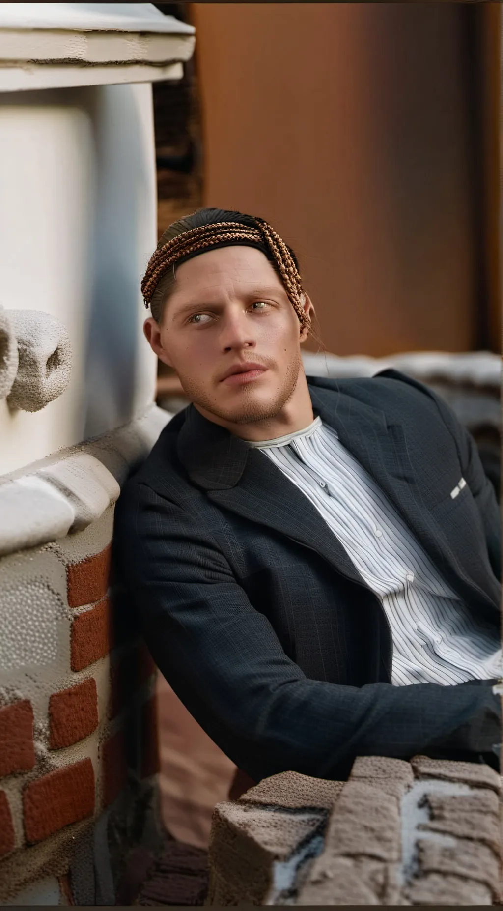 ai character: ryan upchurch  background