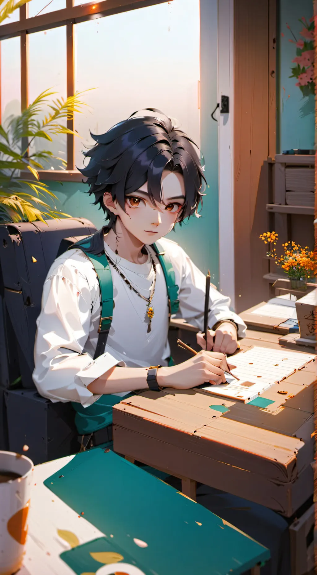 ai character: liam background