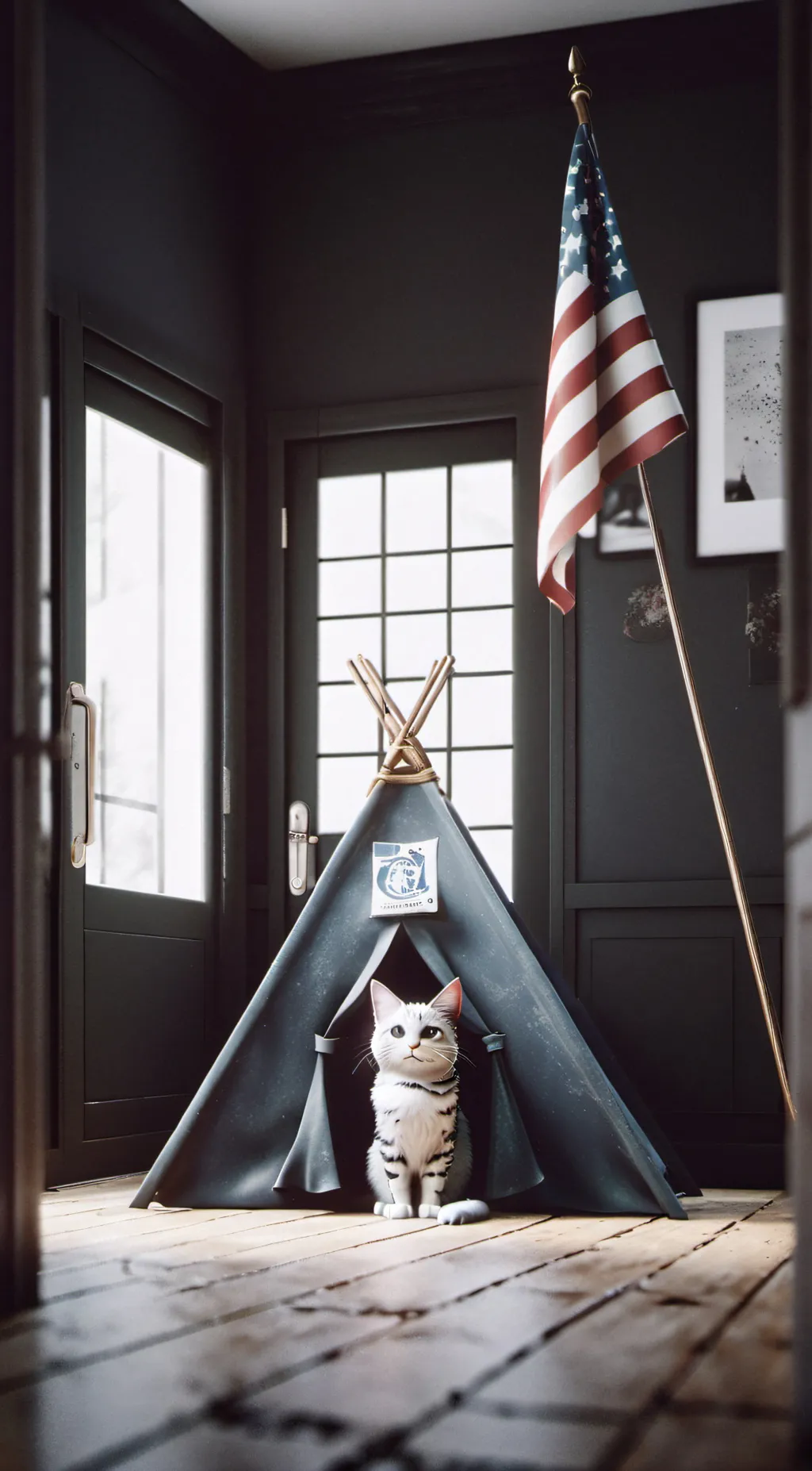 ai character: mint background