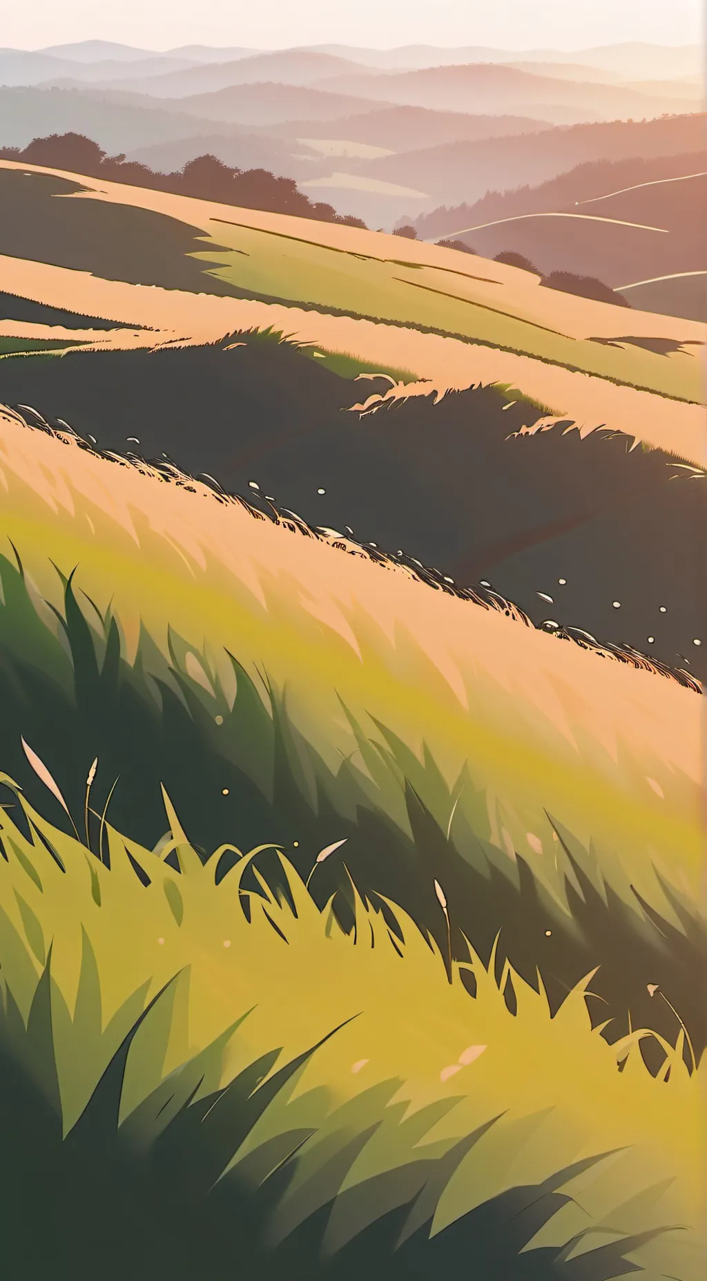 ai character: Grass background