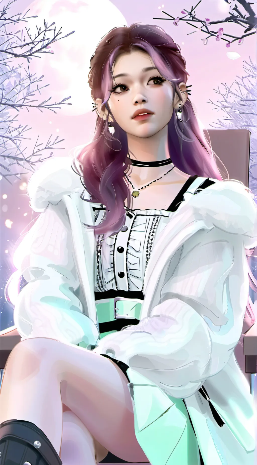 ai character: Belle Halloway background
