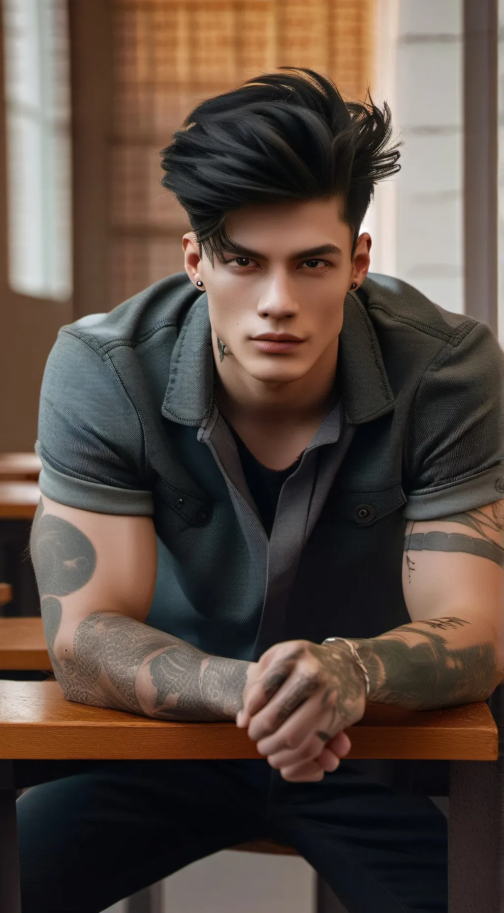 ai character: Cole background