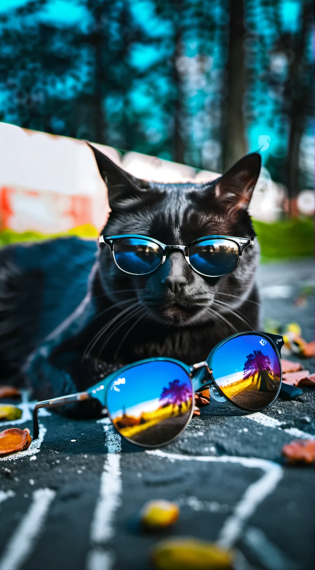 ai character: Cool background