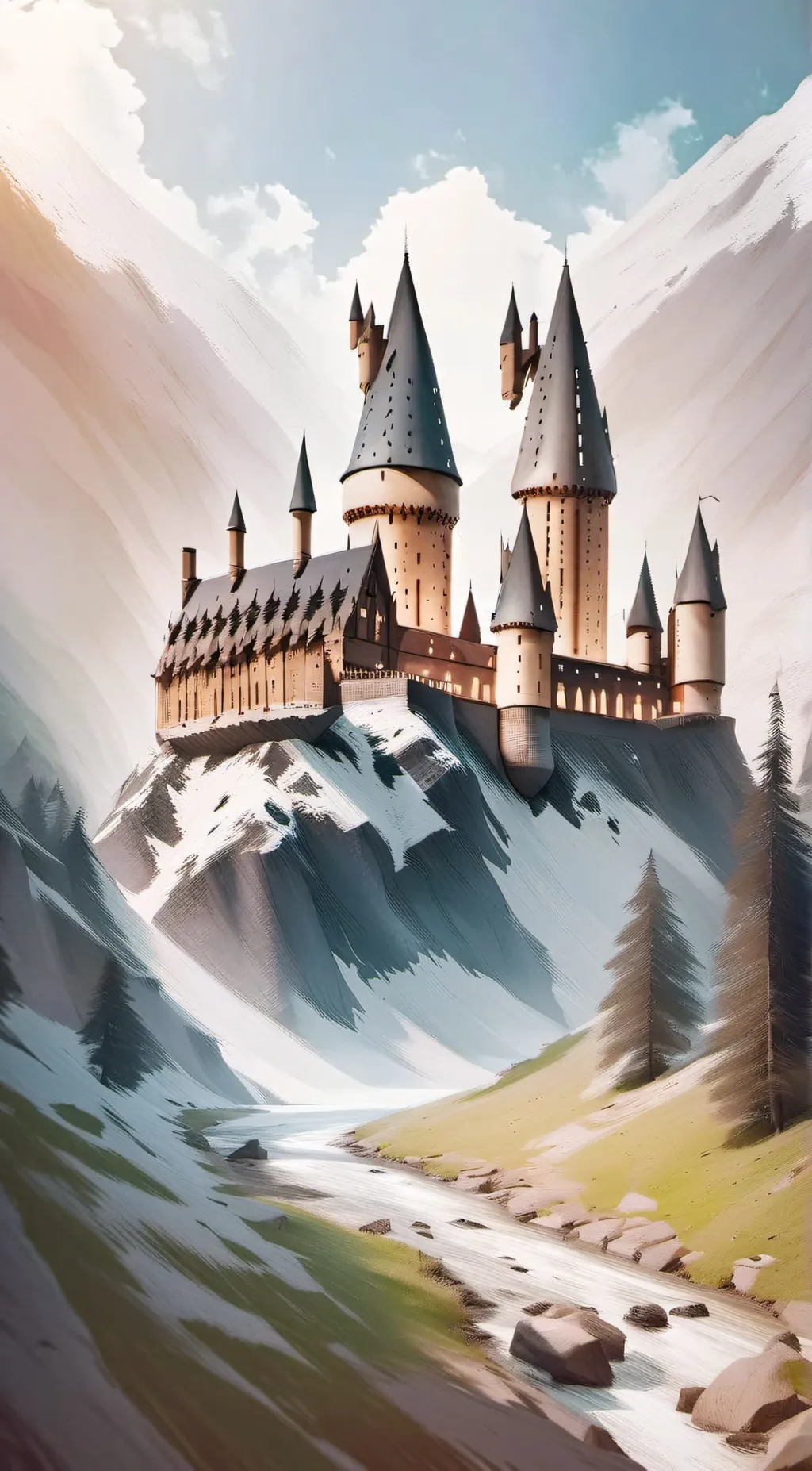 ai character: Hogwarts background