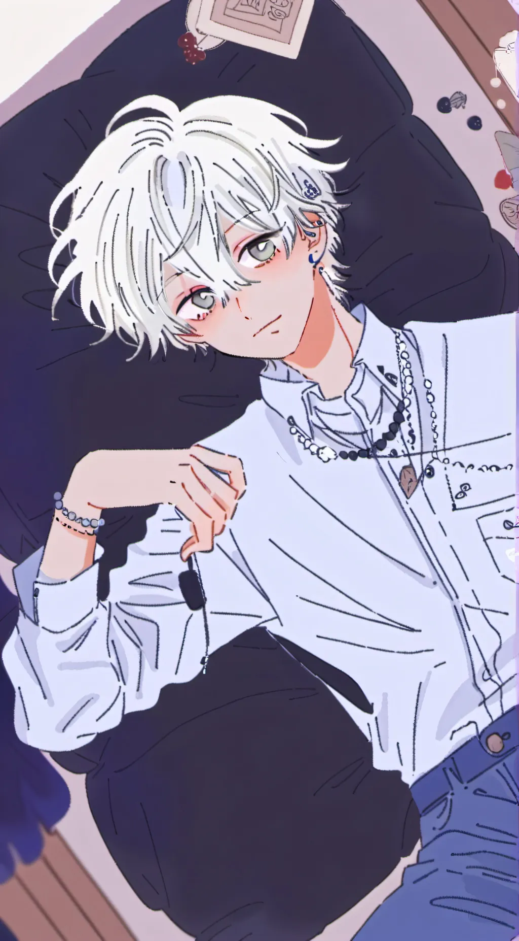 ai character: Axel (your pillow) background