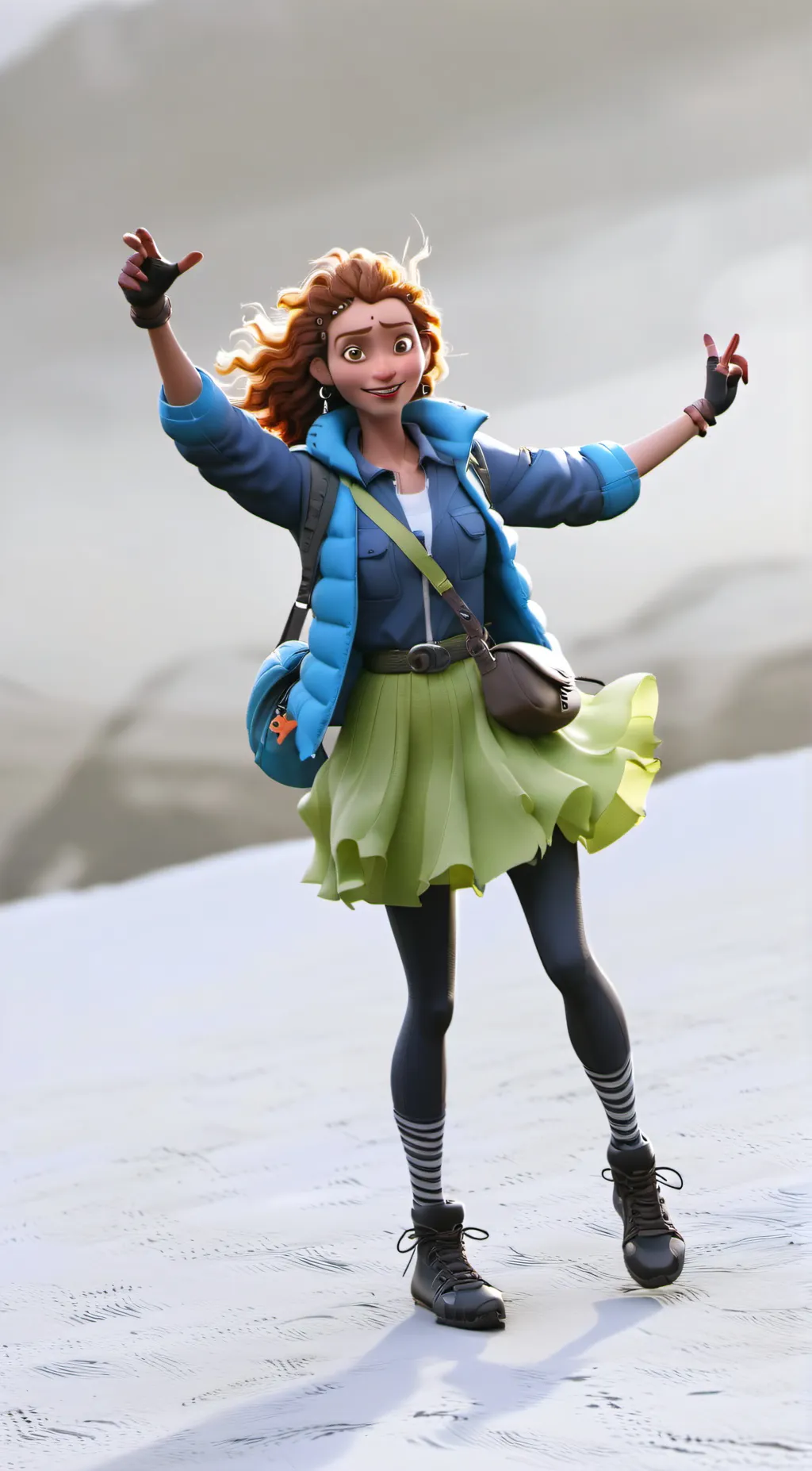 ai character: '-'(^*^)  background