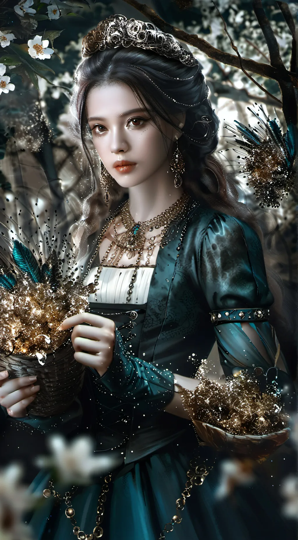 ai character: Tina background