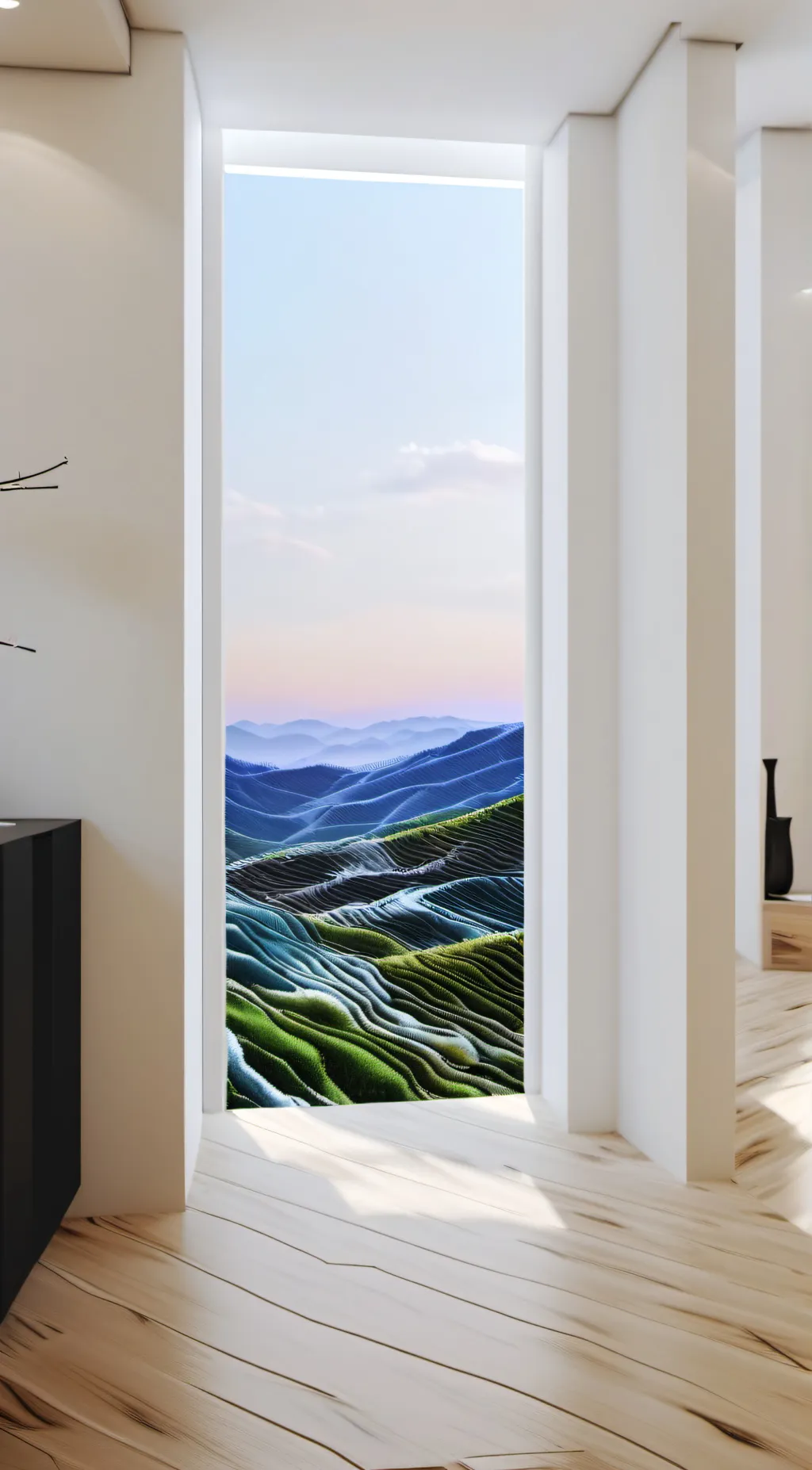 ai character: Rain background