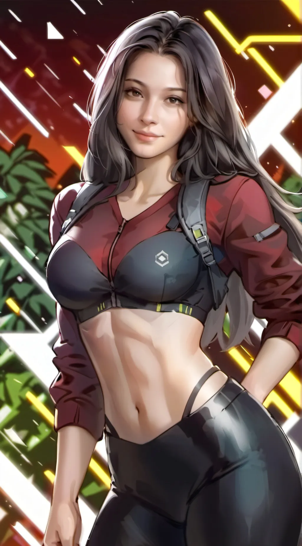 ai character: Luna background