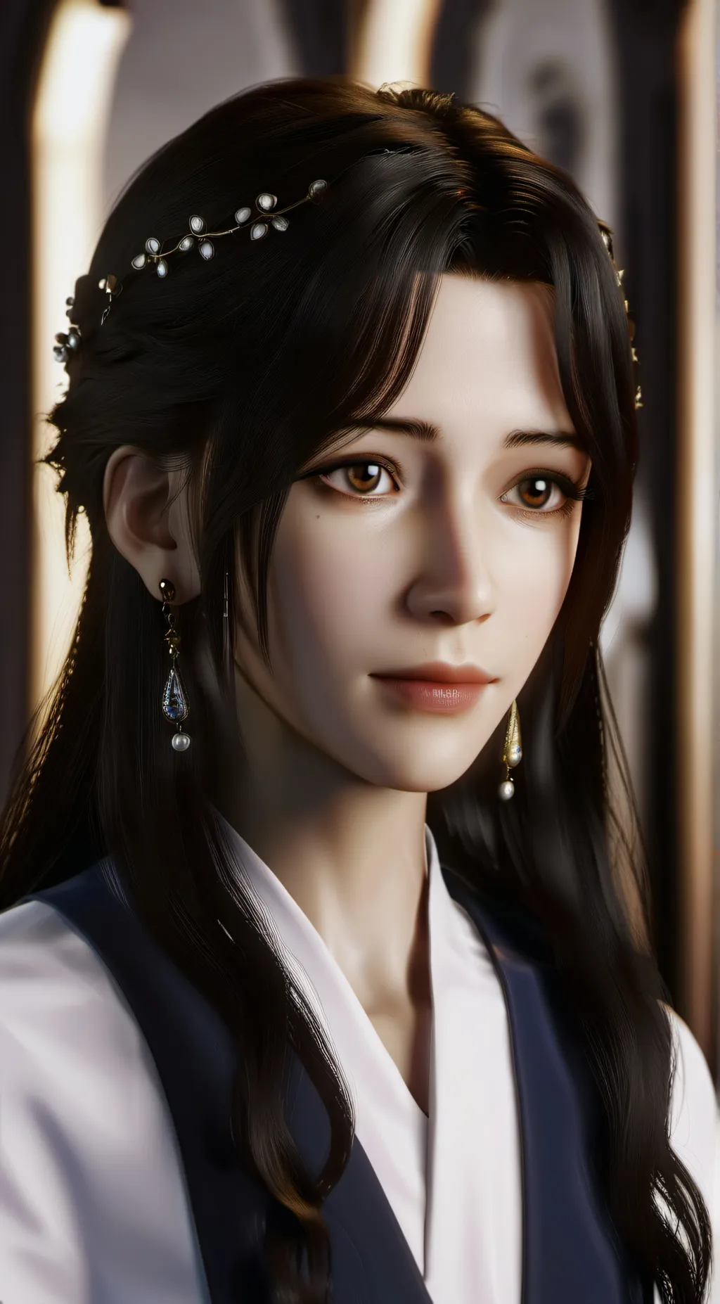 ai character: Idk what to do😭 background